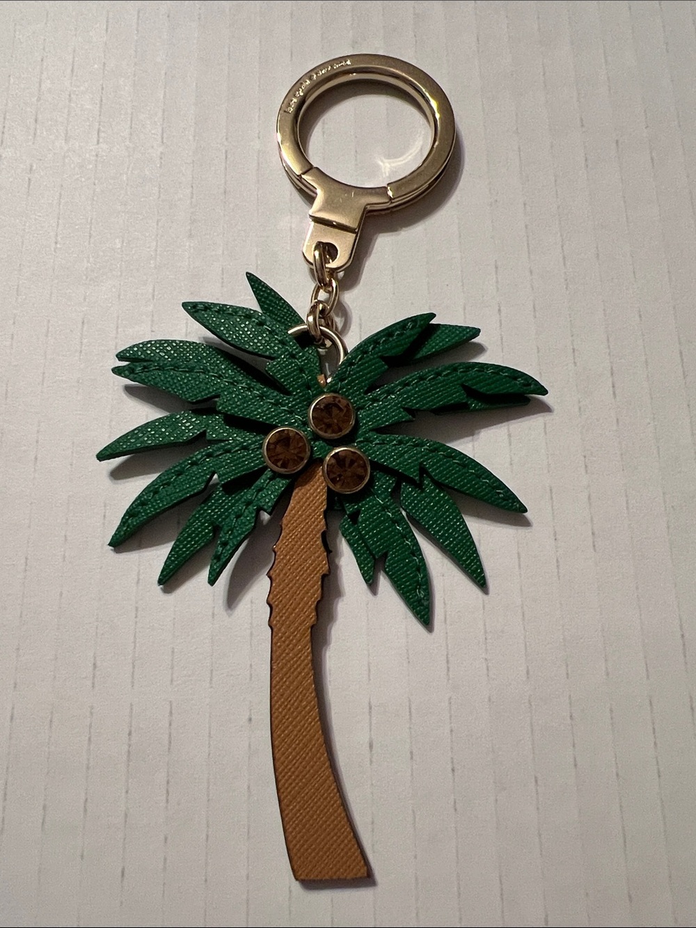 Kate Spade coconut 🥥 🌴 palm purse fob / keychain
